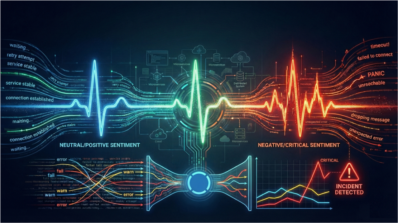 Picture showing log sentiment analysis
