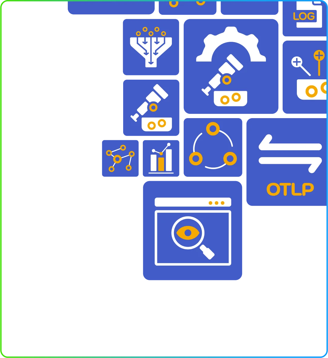 Icons with color background